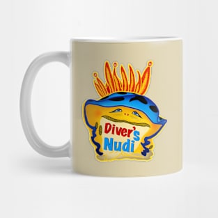 Diver's Nudi Nudibranch Mug